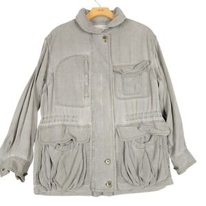 Banana Republic Safari Travel Clothing Co. Utility Jacket Khaki Green‎ Size P